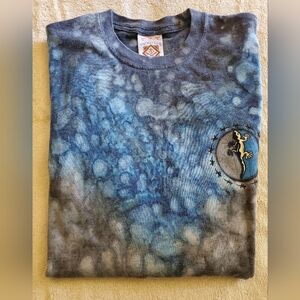 Vintage Men's Yacht Club Tie Dye Gecko Tshirt